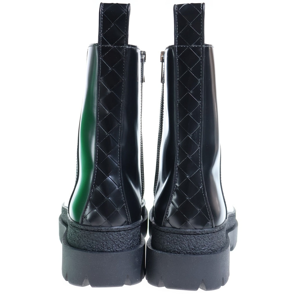 BOTTEGA VENETA(ボッテガヴェネタ) HIGHWAY ANKLE BOOT カーフレザー ハイウェイアンクルブーツ ブラック 775280