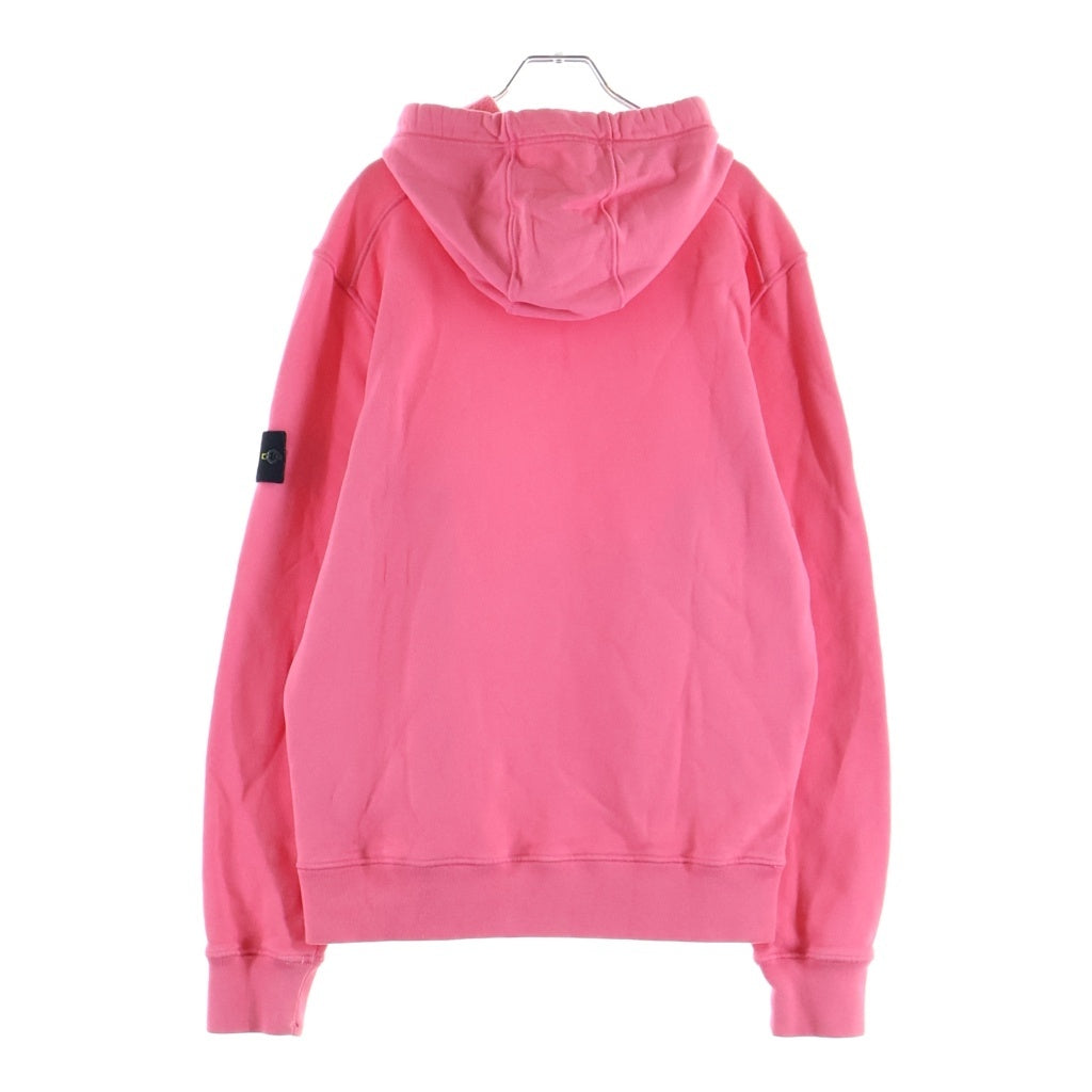 STONE ISLAND(ストーンアイランド) Logo Patch Pullover Parka ロゴパッチ スウェットプルオーバーパーカー ピンク 731564120