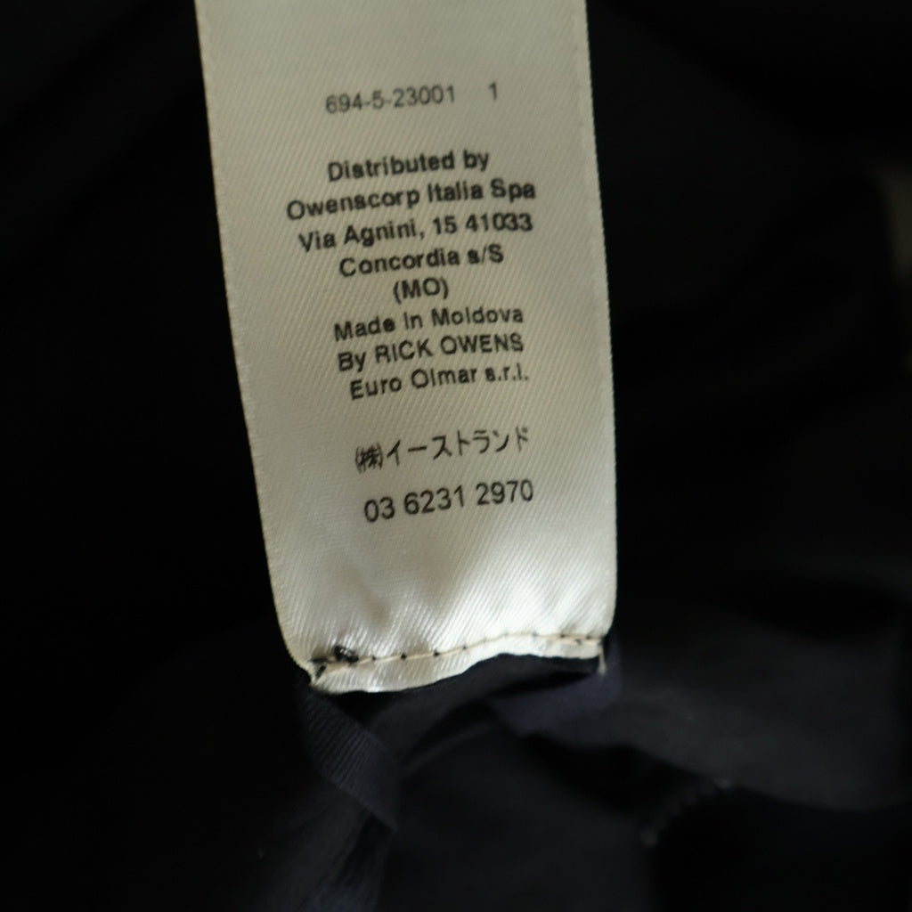 Rick Owens(リックオウエンス) 23AW CLASSIC FLIGHT クラシックフライト ボンバージャケット ブラック RU02C7789-TH