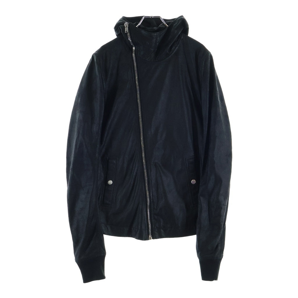 Rick Owens(リックオウエンス) 18SS BULLET バレット デストロイレザー フーディージャケット ブラック RU18S5766-LBG