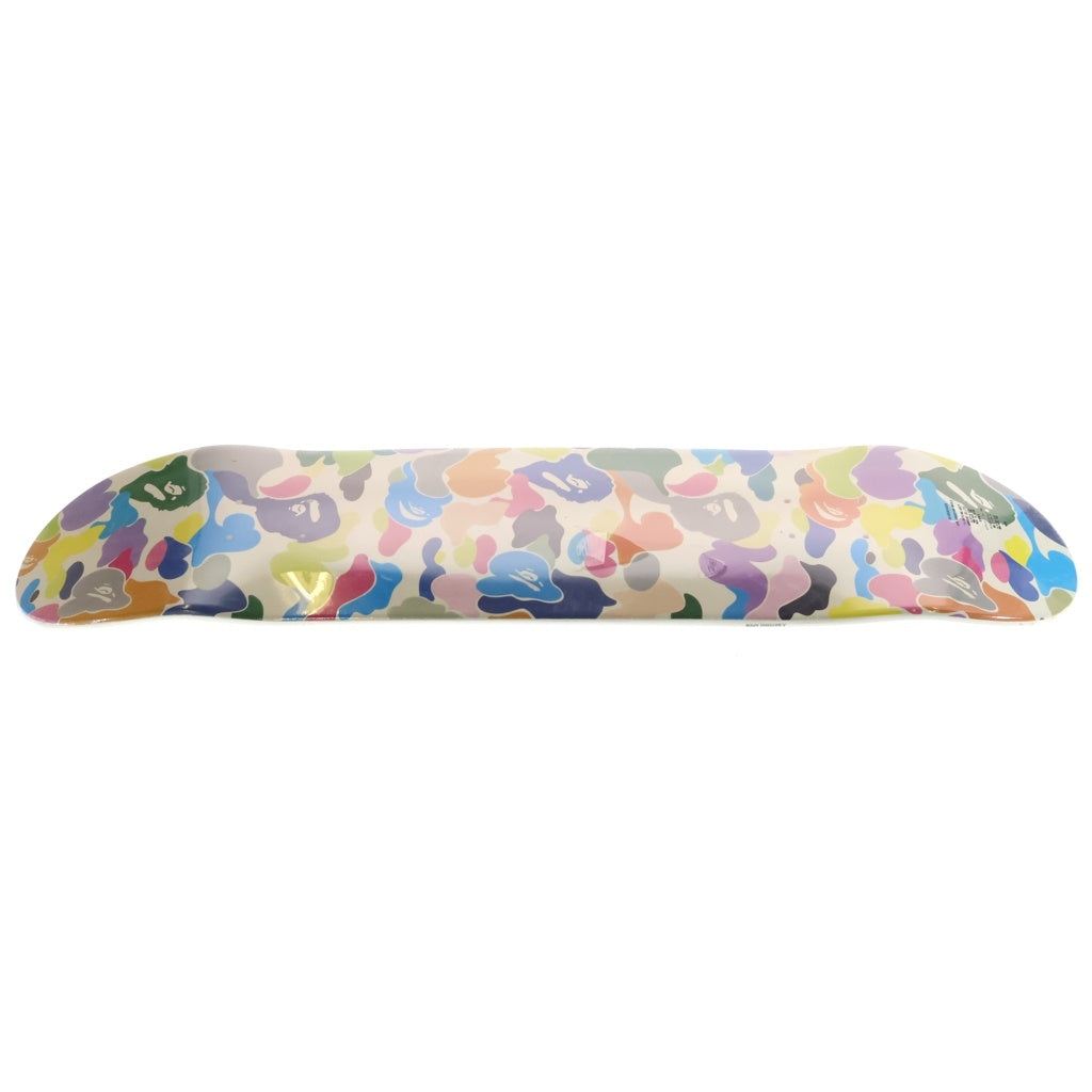 A BATHING APE(アベイシングエイプ) Skateboard マルチカモ スケートボード デッキ ホワイト/マルチ 001GDE801032X