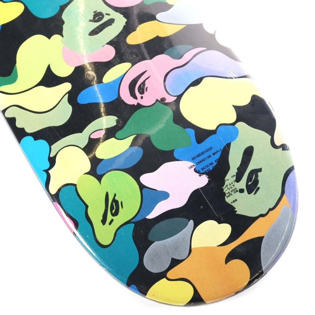 A BATHING APE(アベイシングエイプ) Skateboard マルチカモ スケートボード デッキ ブラック/マルチ 001GDE801032X
