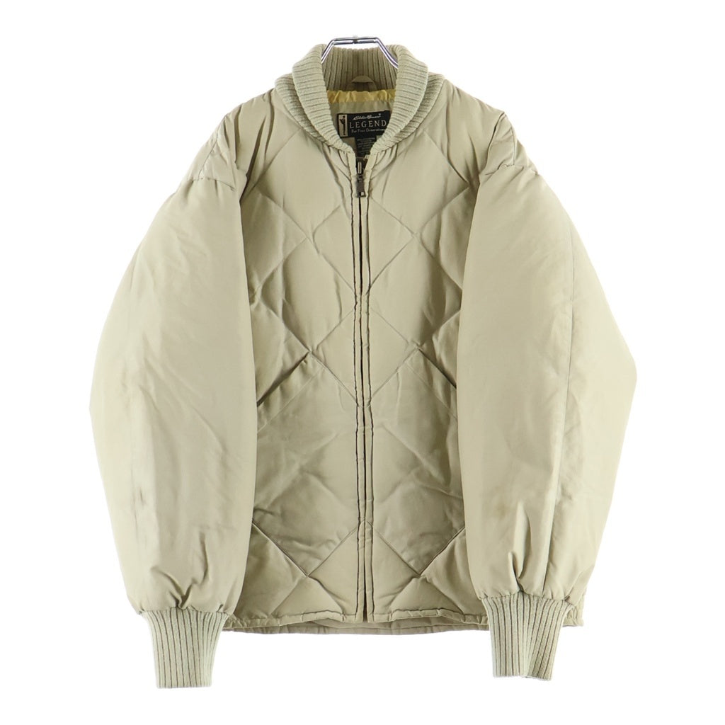 Eddie Bauer(エディバウワー) 90S VINTAGE ヴィンテージ LEGEND レジェンド スカイライナー ジップアップ ダウンジャケット ベージュ