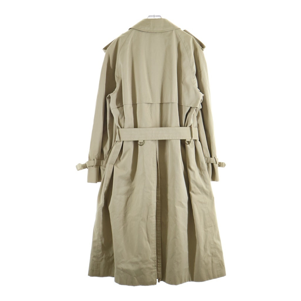 Acuascutum(アクアスキュータム) 70~80S VINTAGE ヴィンテージ 裏地チェック柄 ベルトデザイン トレンチコート ベージュ