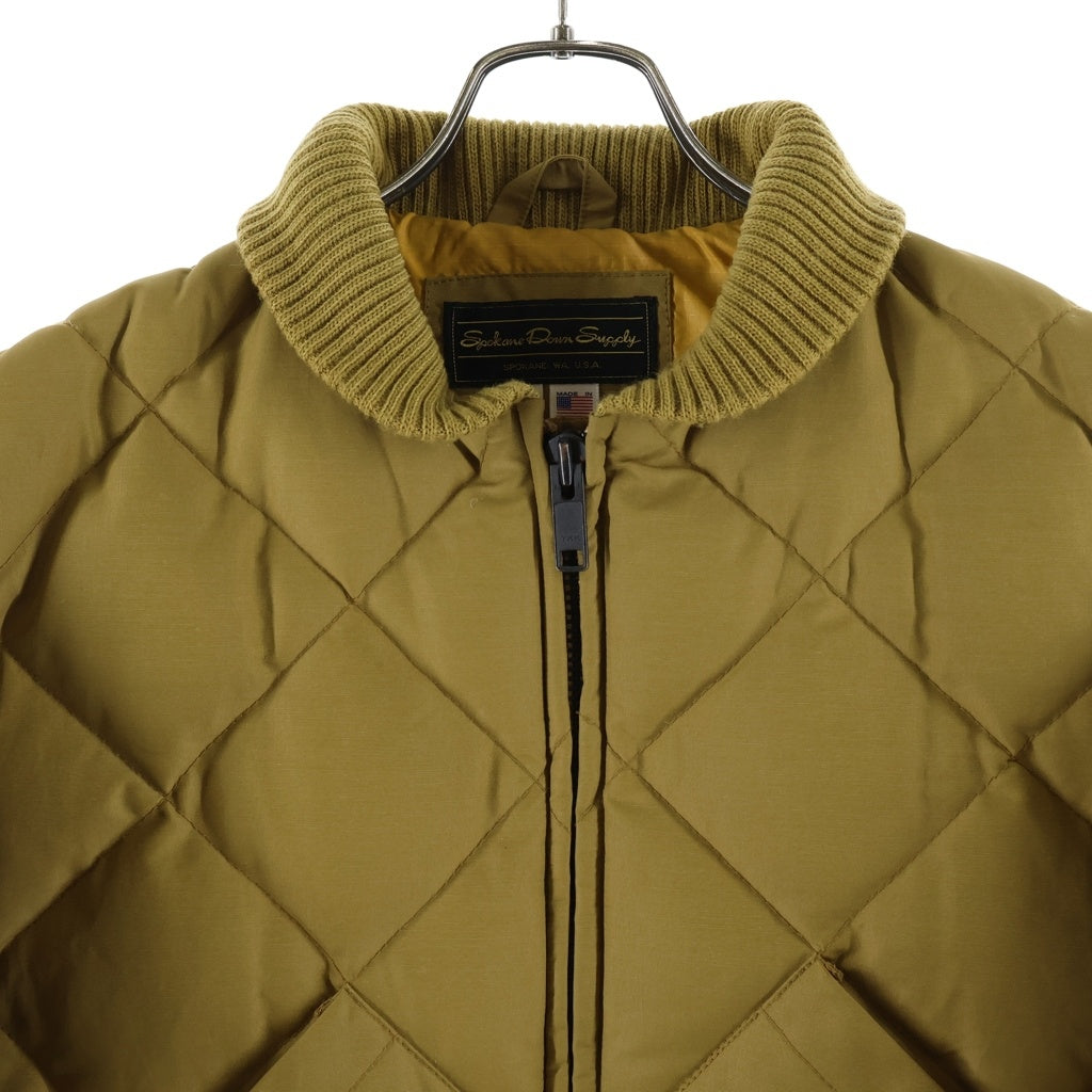 VINTAGE(ヴィンテージ) 【SPOKANE DOWN SUPPLY】スポーケンダウンサプライ 90S VINTAGE ヴィンテージ ジップアップ スカイライナー ダウンジャケット イエロー BP-O-224