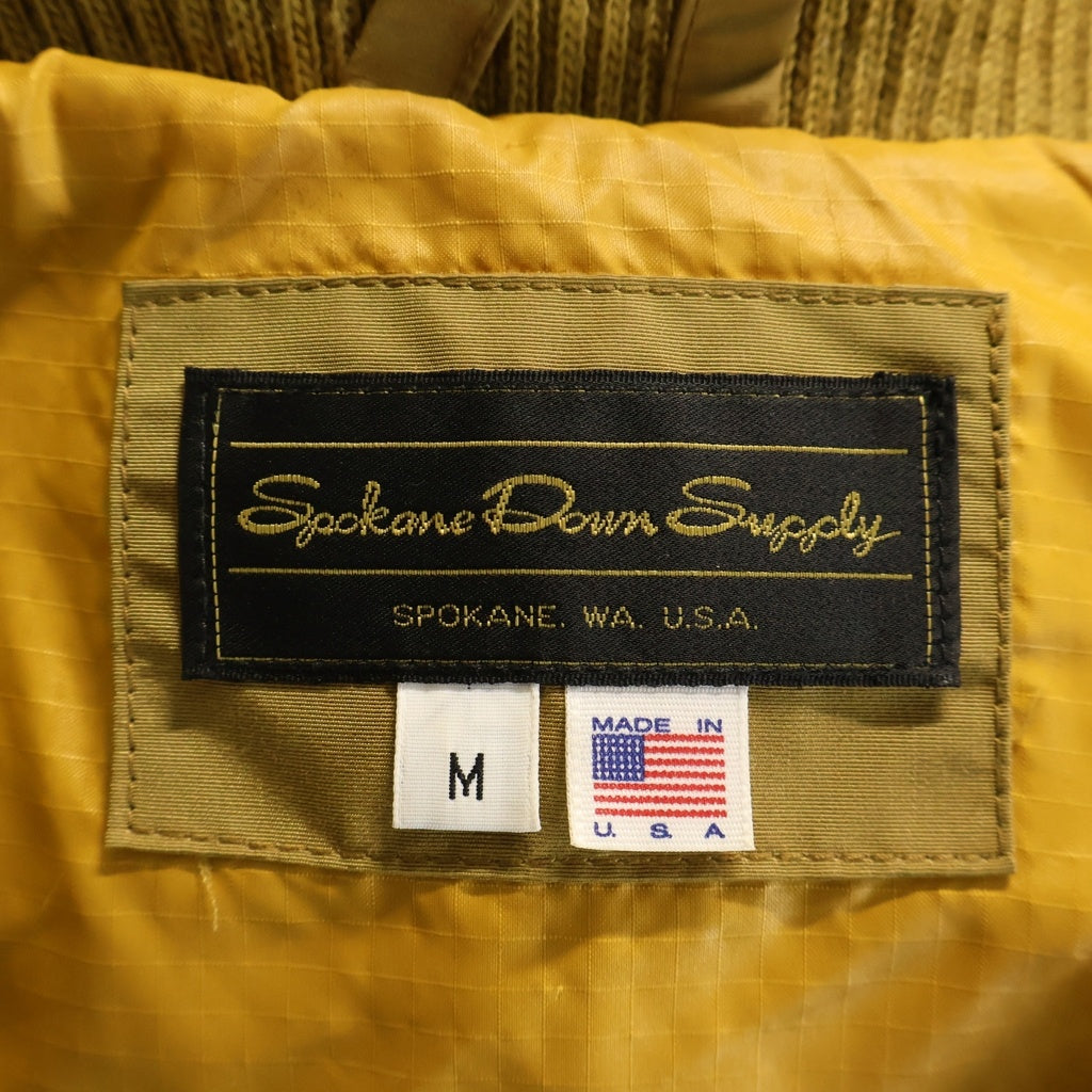 VINTAGE(ヴィンテージ) 【SPOKANE DOWN SUPPLY】スポーケンダウンサプライ 90S VINTAGE ヴィンテージ ジップアップ スカイライナー ダウンジャケット イエロー BP-O-224