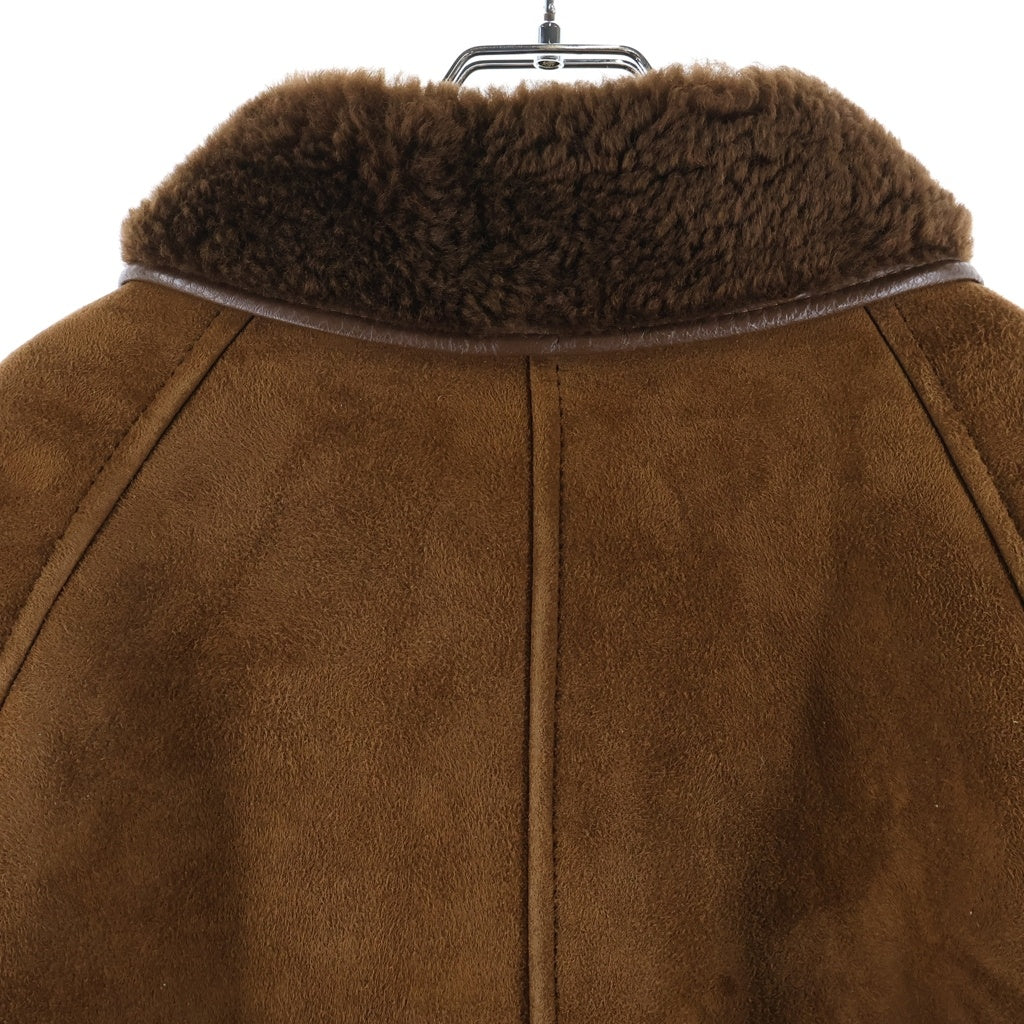 NO BRAND(ノーブランド) woolea ウーリア MOUTON JACKET ムートン ジャケット ブルゾン ブラウン