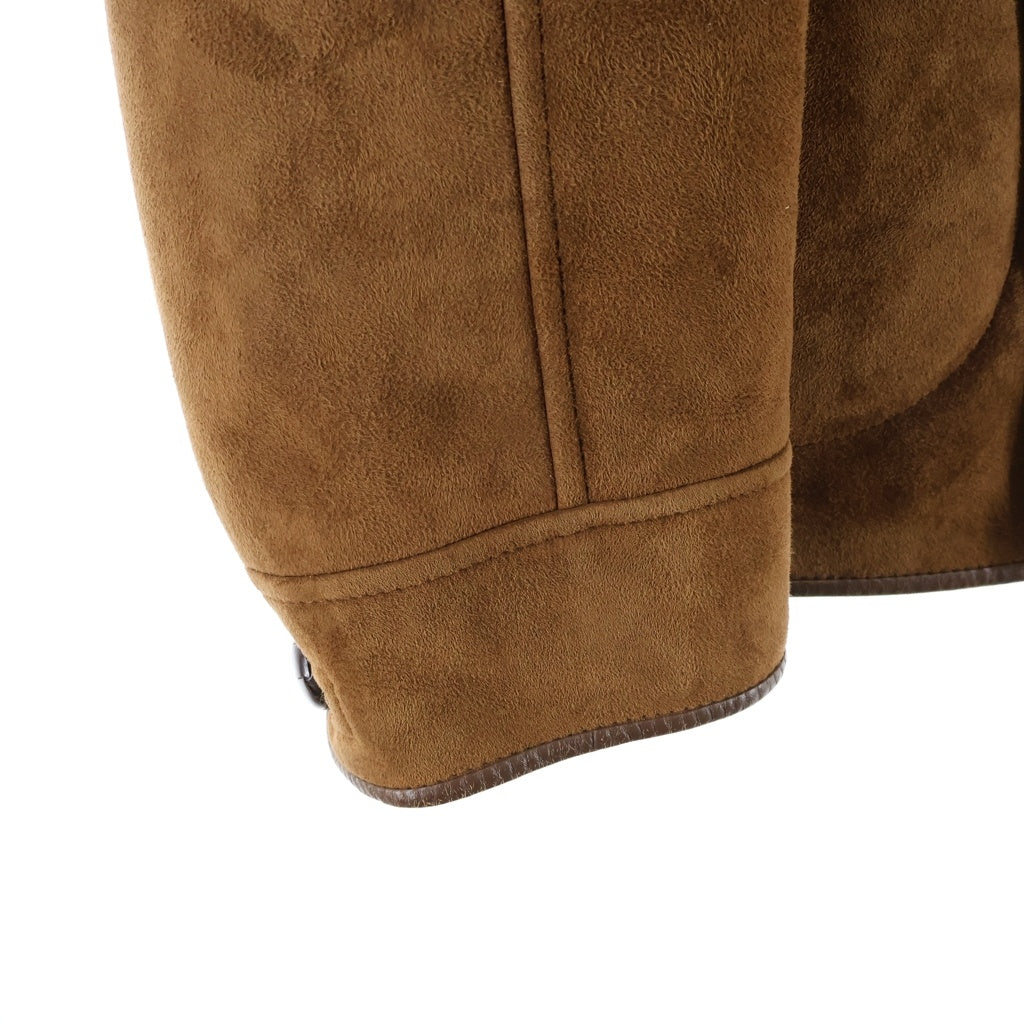 NO BRAND(ノーブランド) woolea ウーリア MOUTON JACKET ムートン ジャケット ブルゾン ブラウン