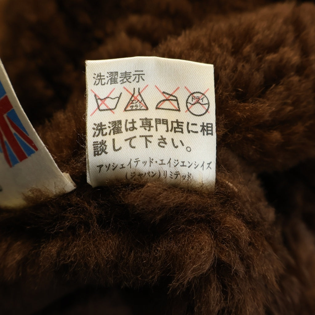 NO BRAND(ノーブランド) woolea ウーリア MOUTON JACKET ムートン ジャケット ブルゾン ブラウン