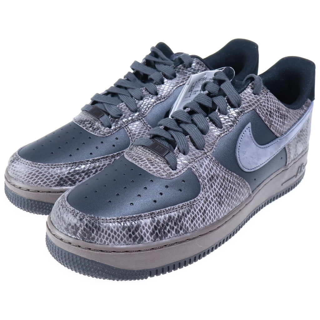NIKE(ナイキ) AIR FORCE 1 LOW SNAKESKIN エアフォース1 スネークスキン ローカットスニーカー ブラック/グレー US11/29cm HF2898-001