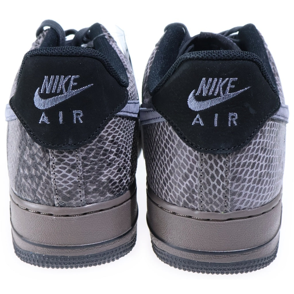 NIKE(ナイキ) AIR FORCE 1 LOW SNAKESKIN エアフォース1 スネークスキン ローカットスニーカー ブラック/グレー US11/29cm HF2898-001