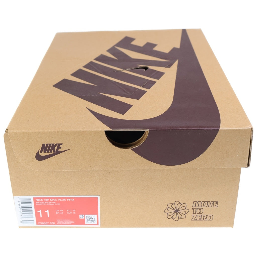 NIKE(ナイキ) AIR MAX PLUS NOTEBOOK SCRIBBLES エアマックス プラス ノートブックスクリブルズ ローカットスニーカー ホワイト US11/29cm FV6057-100