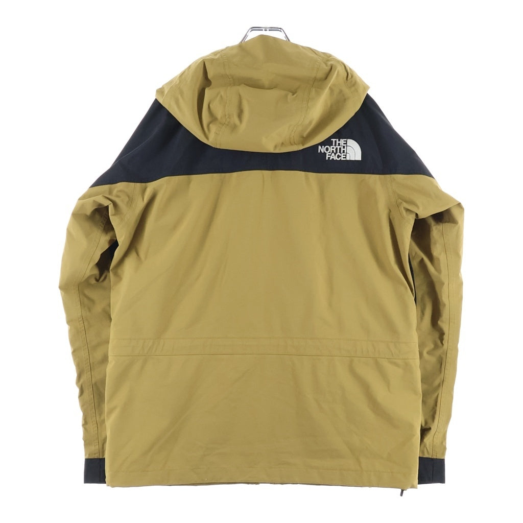 THE NORTH FACE(ザノースフェイス) MOUNTAIN LIGHT JACKET GORE-TEX フーデッド ジップアップ マウンテン ライトジャケット ゴアテックス ベージュ/ブラック NP11834