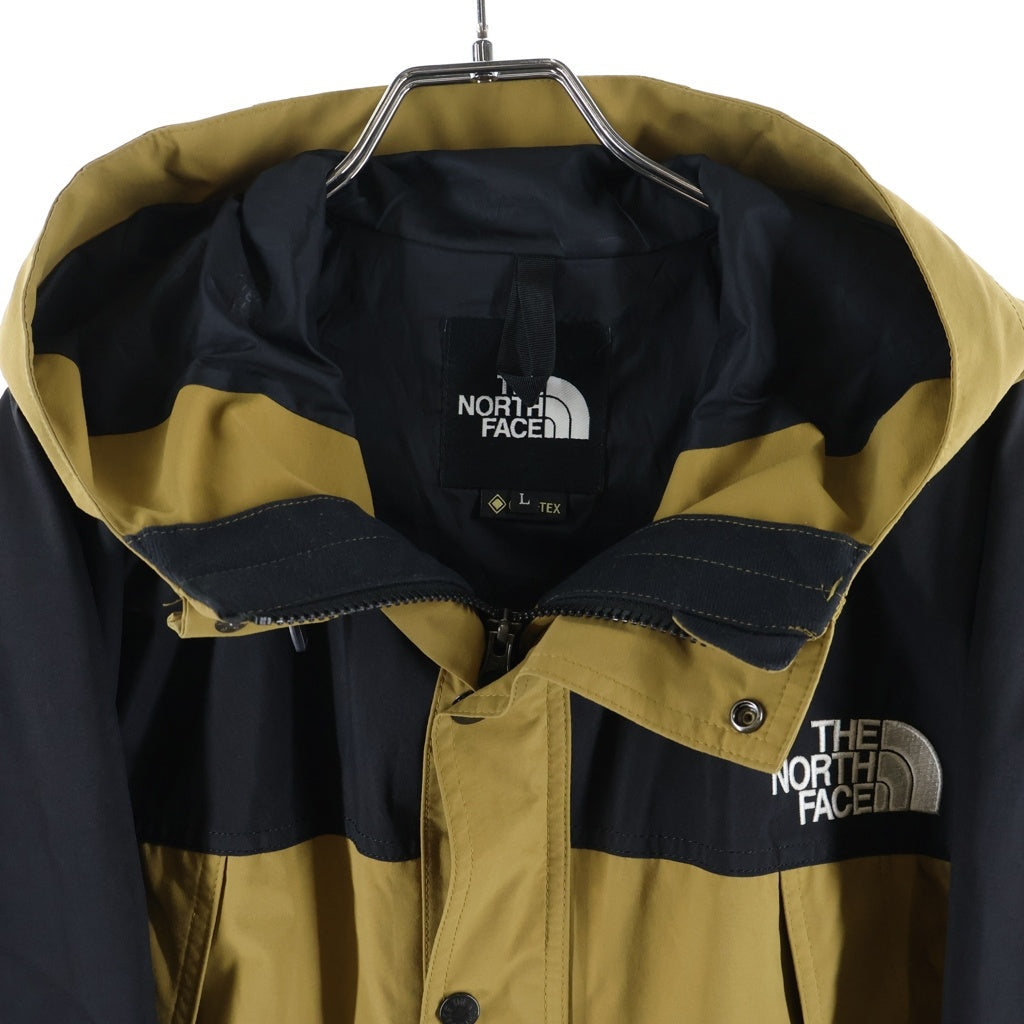 THE NORTH FACE(ザノースフェイス) MOUNTAIN LIGHT JACKET GORE-TEX フーデッド ジップアップ マウンテン ライトジャケット ゴアテックス ベージュ/ブラック NP11834