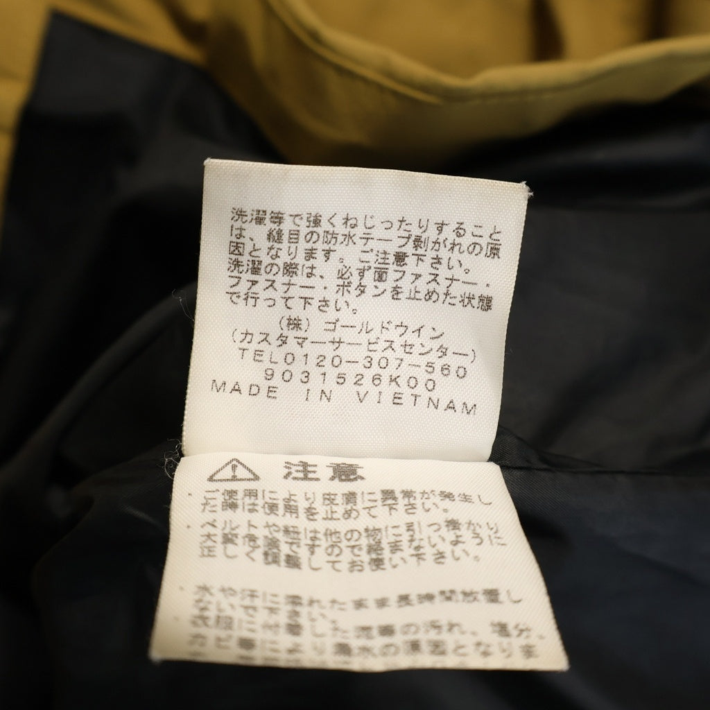 THE NORTH FACE(ザノースフェイス) MOUNTAIN LIGHT JACKET GORE-TEX フーデッド ジップアップ マウンテン ライトジャケット ゴアテックス ベージュ/ブラック NP11834