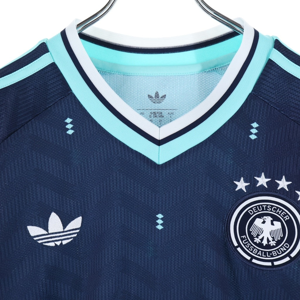 adidas(アディダス) 2026年 ドイツ代表 アウェイユニフォーム クルーネック 半袖Tシャツ カットソー ネイビー JN2074