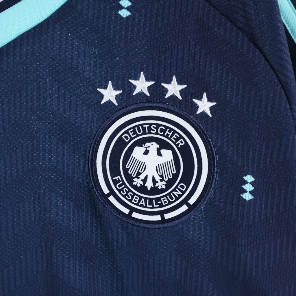 adidas(アディダス) 2026年 ドイツ代表 アウェイユニフォーム クルーネック 半袖Tシャツ カットソー ネイビー JN2074
