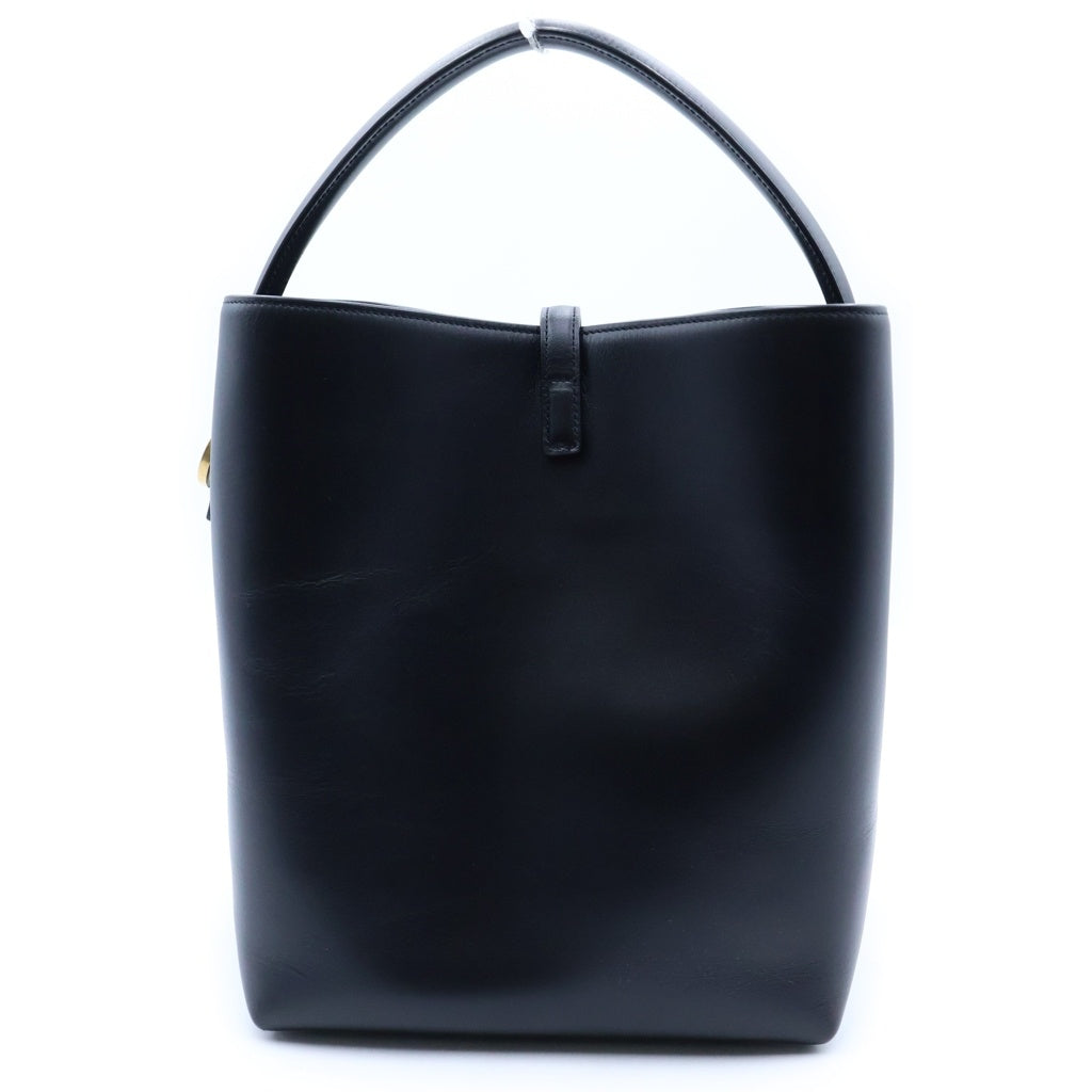 SAINT LAURENT PARIS(サンローランパリ) LE37 スモール 2WAYバッグ ハンドバッグ ショルダーバッグ ブラック レザー 742828 ゴールド金具 レディース