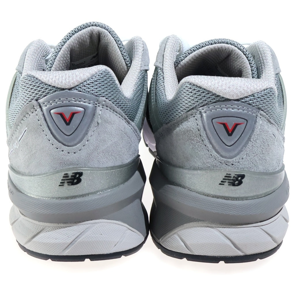 New Balance(ニューバランス) 990V5 スウェード メッシュ ローカットスニーカー グレー US8.5/26.5cm M990GL5