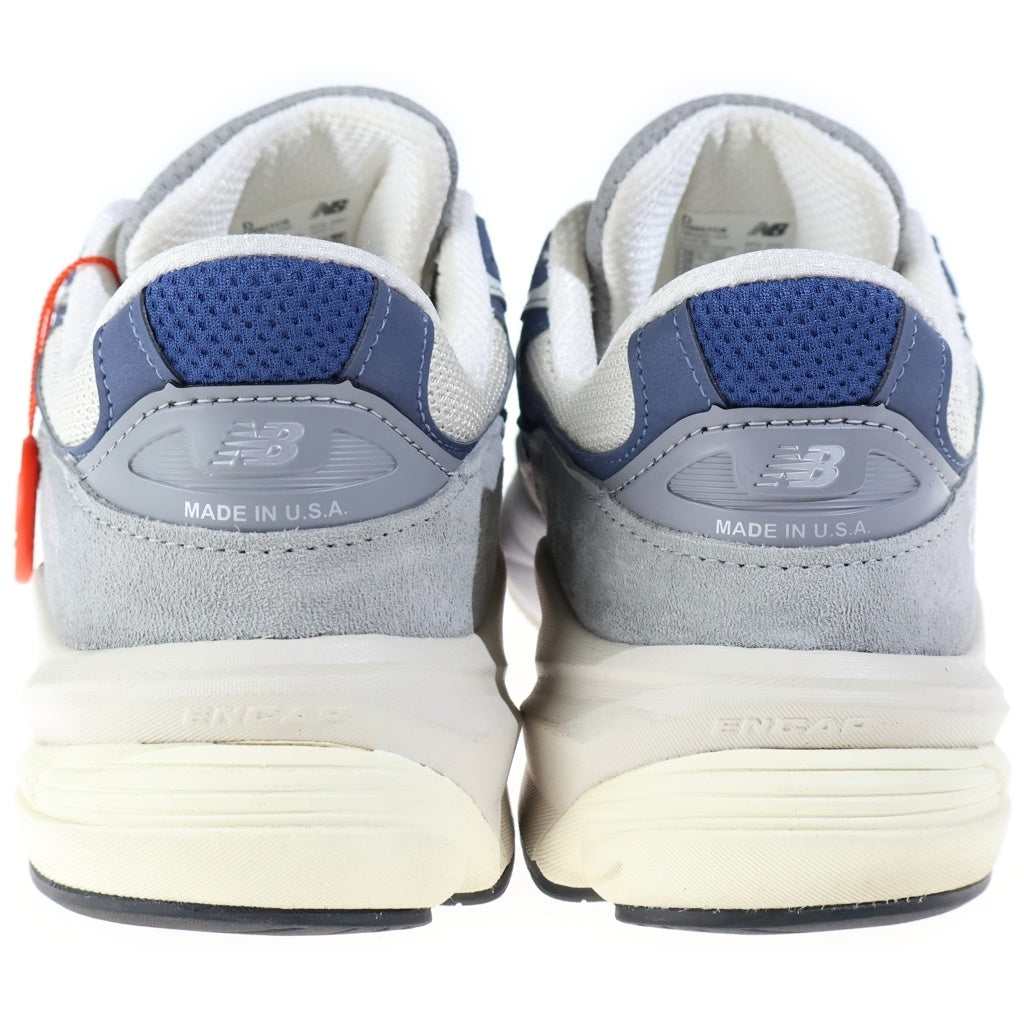 New Balance(ニューバランス) 990V6 スウェード メッシュ ローカットスニーカー グレー/ネイビー US8.5/26.5cm U990TC6
