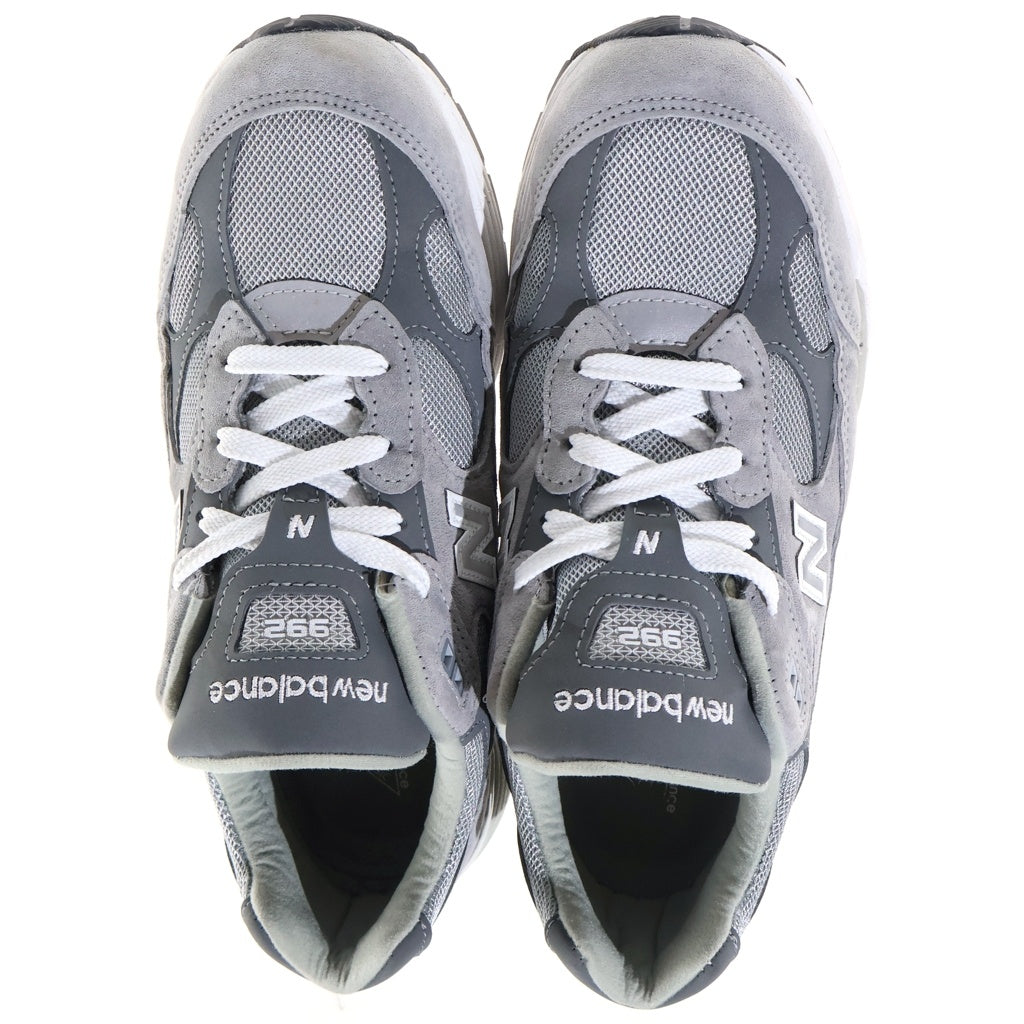 New Balance(ニューバランス) スウェード メッシュ ローカットスニーカー グレー US8.5/26.5cm U992GY