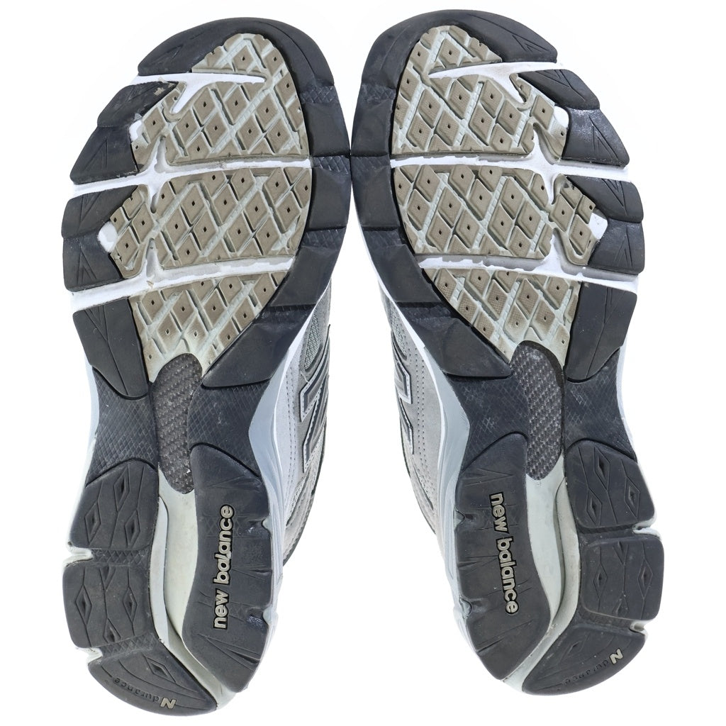 New Balance(ニューバランス) 990V3 スウェード メッシュ ローカットスニーカー グレー/シルバー US8.5/26.5cm M990GY3