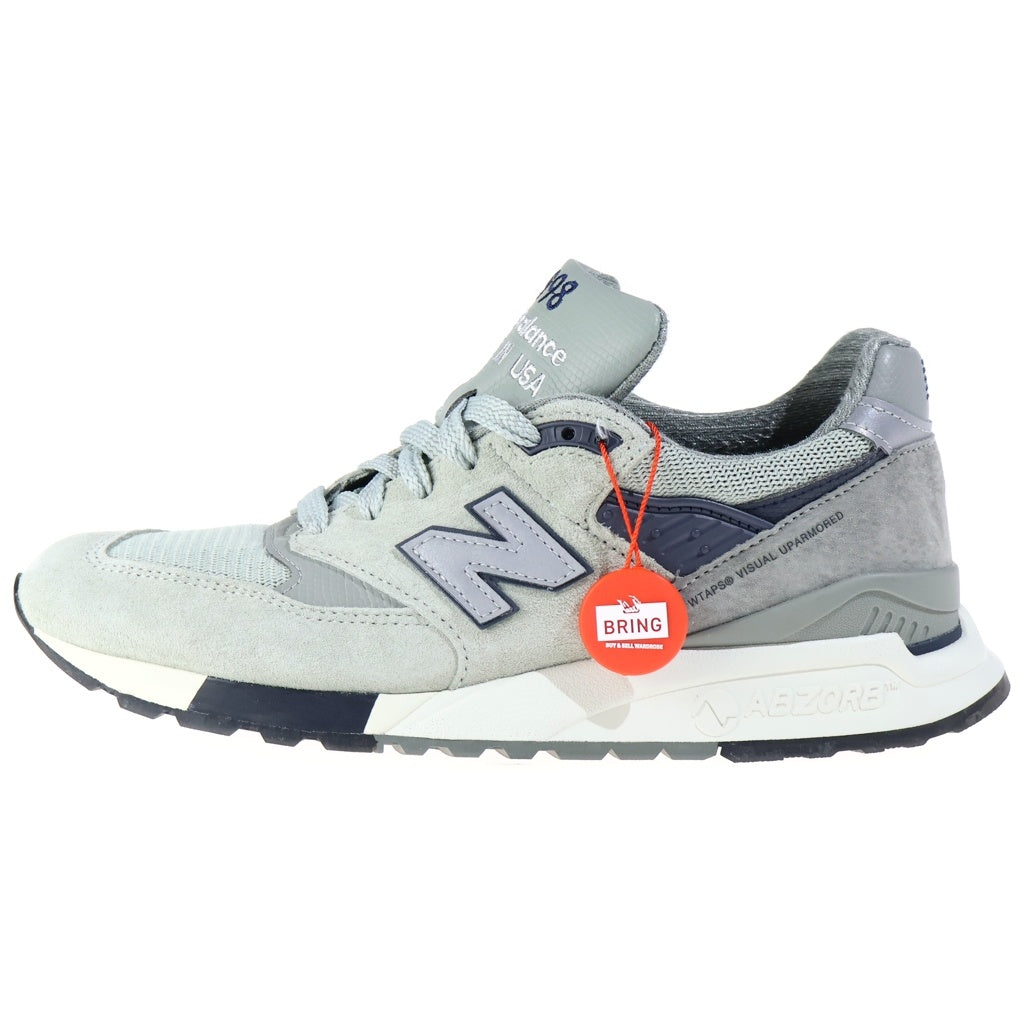 New Balance(ニューバランス) ×WTAPS スウェード メッシュ ローカットスニーカー グレー US8.5/26.5cm U998WT