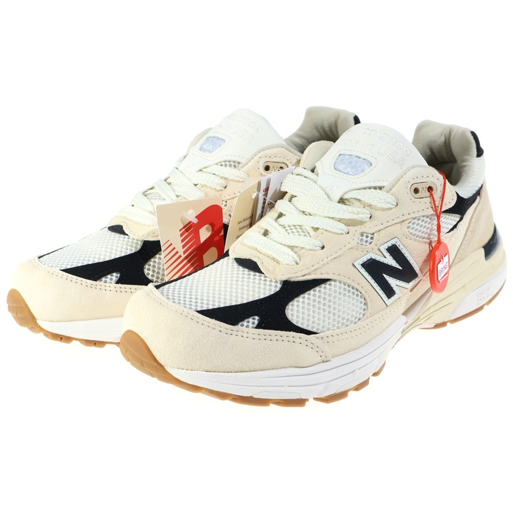 New Balance(ニューバランス) SEA SALT スウェード メッシュ ローカットスニーカー ベージュ/ホワイト US8.5/26.5cm U993WS
