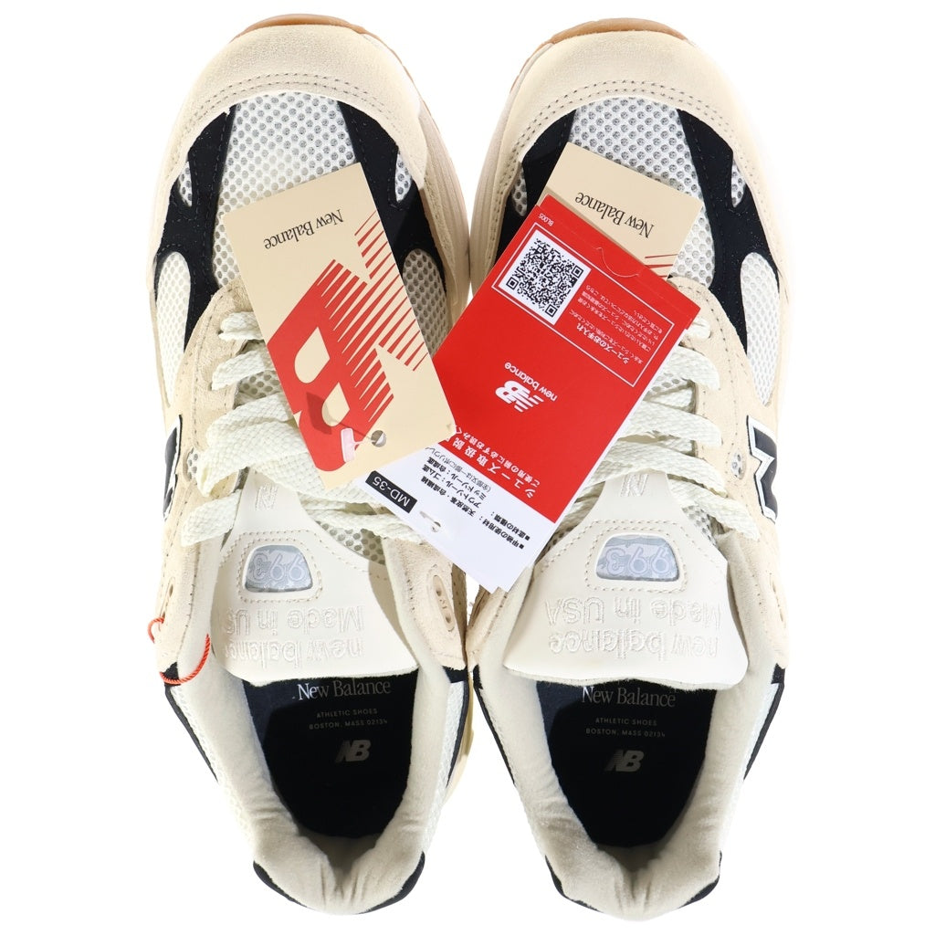New Balance(ニューバランス) SEA SALT スウェード メッシュ ローカットスニーカー ベージュ/ホワイト US8.5/26.5cm U993WS