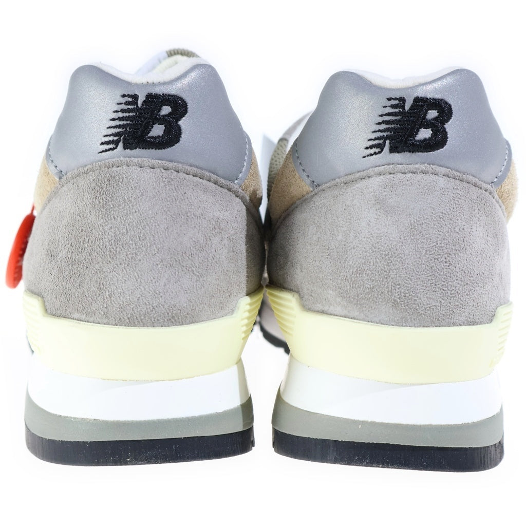 New Balance(ニューバランス) スウェード メッシュ ローカットスニーカー グレー US8.5/26.5cm M996