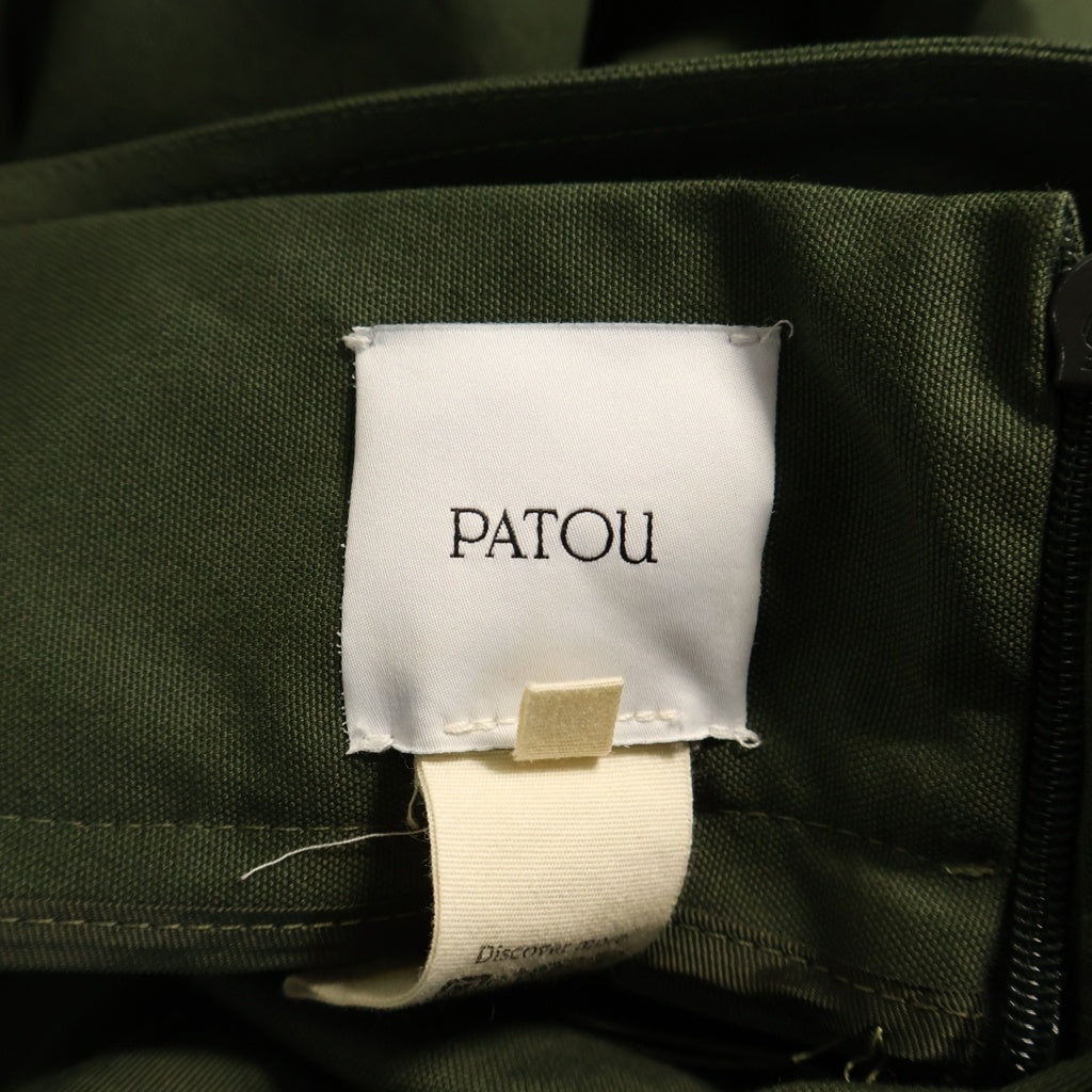 PATOU(パトゥー) オーガニック プリーツ スカート レディース カーキ SK0330124752W