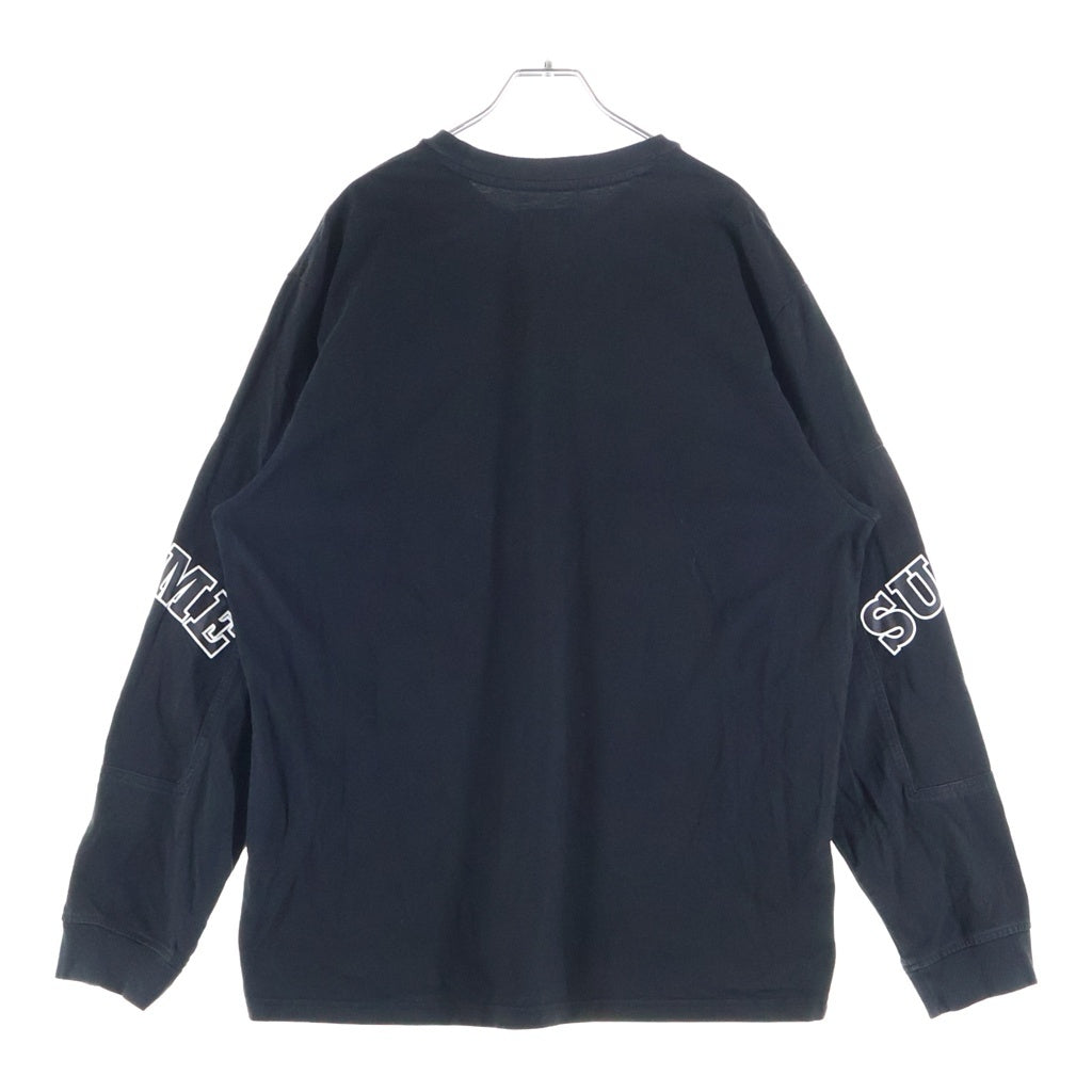 SUPREME(シュプリーム) 20AW Cutout Sleeves L/S カットアウト スリーブ クルーネック 長袖 ロングTシャツ ブラック