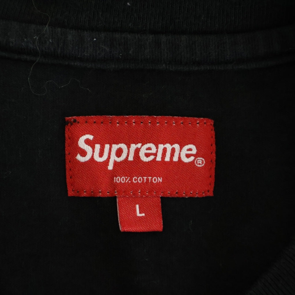 SUPREME(シュプリーム) 21AW Vampire Boy L/S Pocket Tee ヴァンパイア ボーイ エルエス ポケット クルーネック 長袖 ロング Tシャツ ブラック