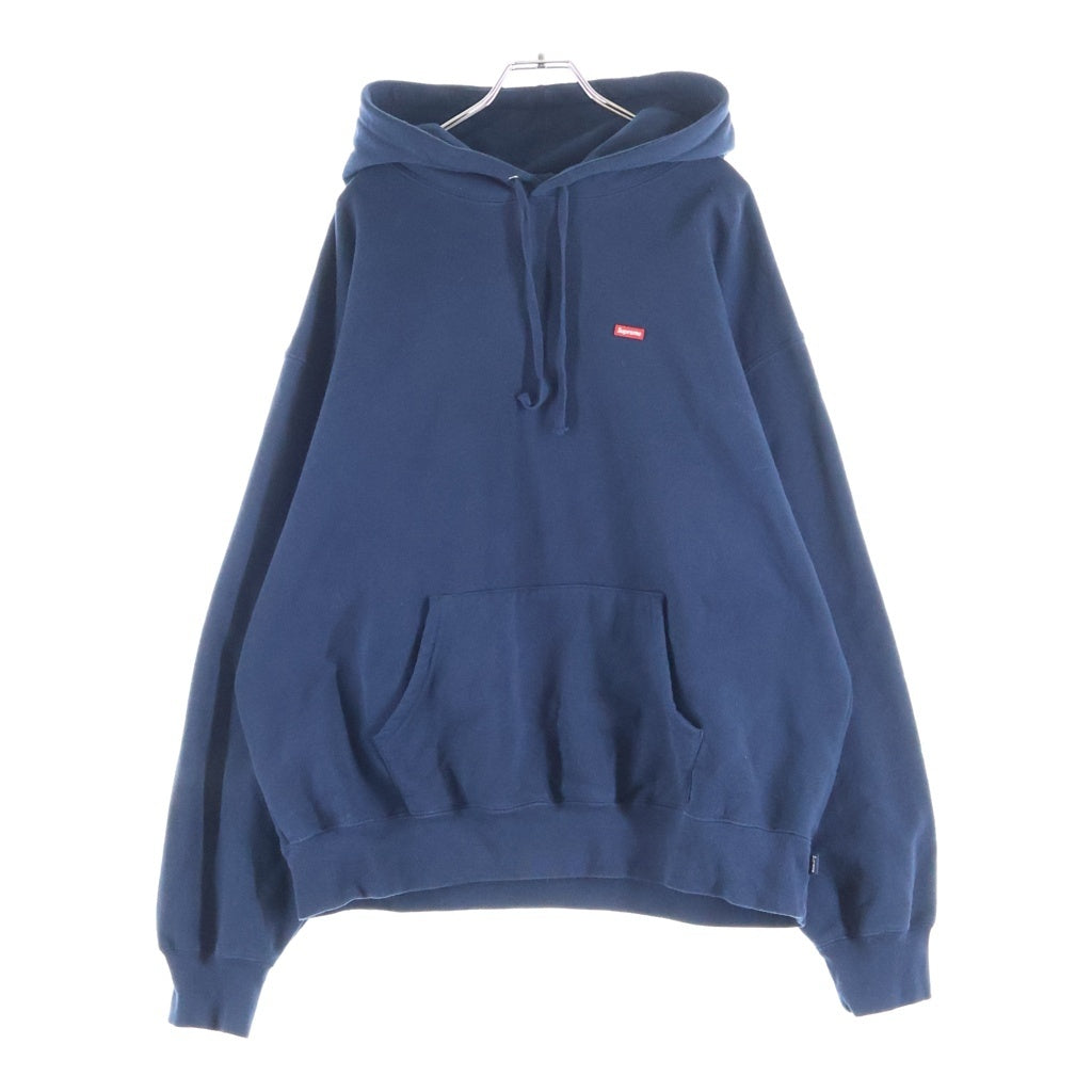 SUPREME(シュプリーム) 24AW Small Box Hooded Sweatshirt スモール ボックス フーディー スウェットシャツ フロントロゴ プルオーバーパーカー ネイビー