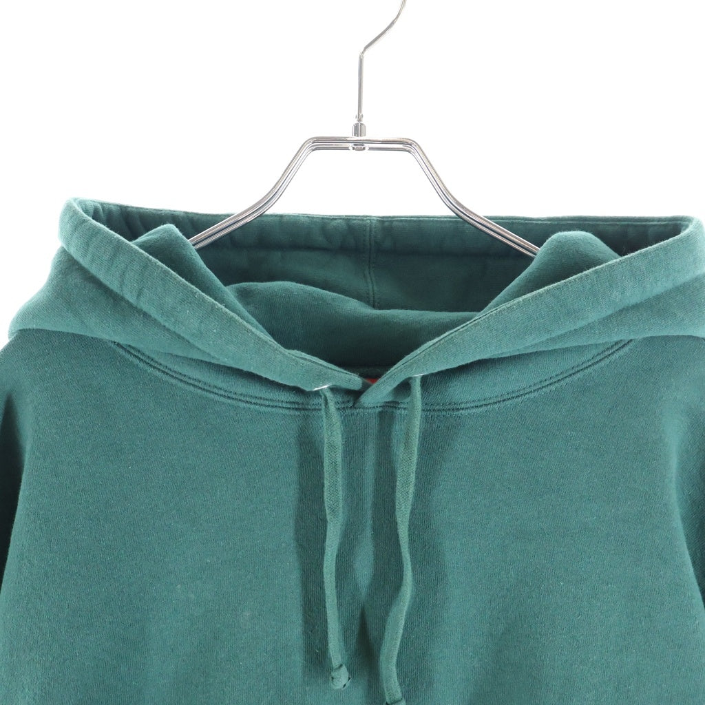SUPREME(シュプリーム) 24AW Satin Applique Hooded Sweatshirt サテン アップリケ フーディー スウェットシャツ バックロゴ刺繍 プルオーバーパーカー グリーン