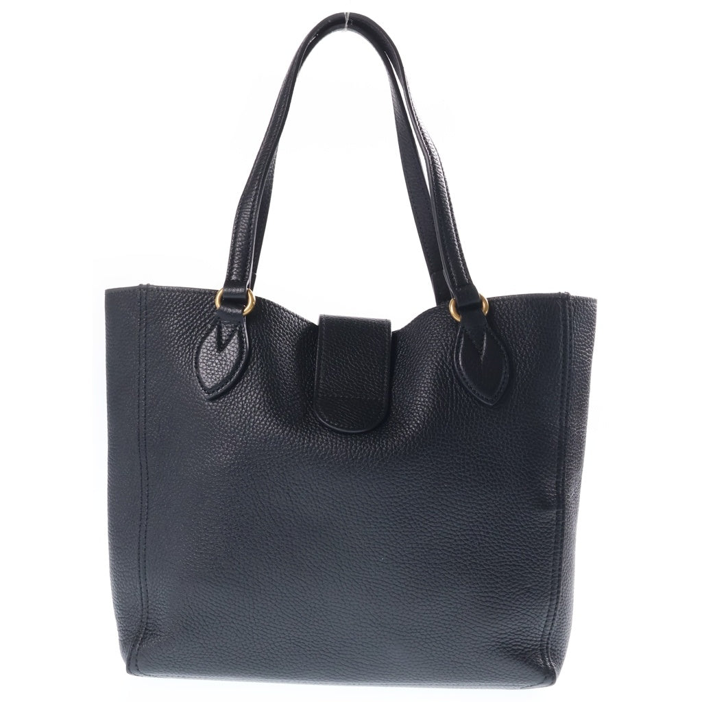 GUCCI(グッチ) GGマーモント ダリア ハンドバッグ トートバッグ ブラック レザー 779831 ゴールド金具 レディース