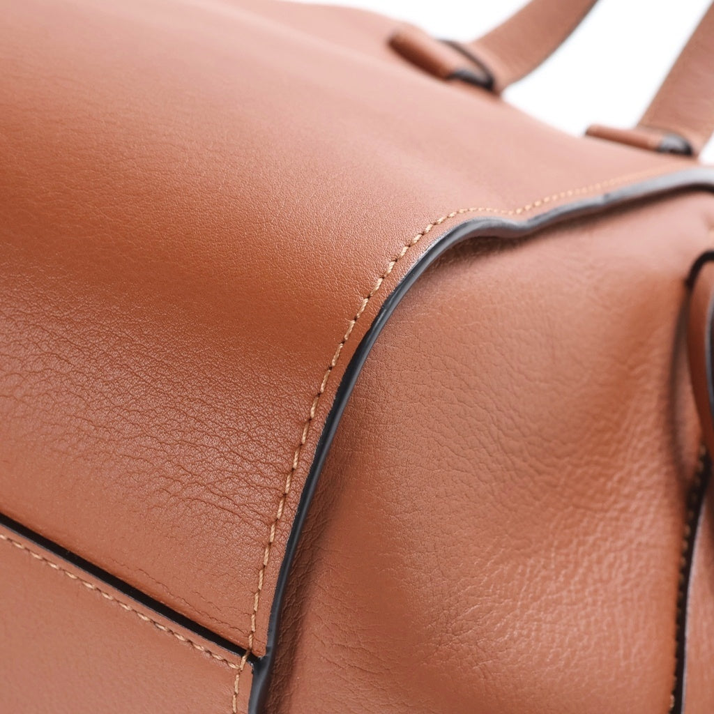 LOEWE(ロエベ) ハンモック スモール 2WAYハンドバッグ ショルダーバッグ ブラウン レザー ゴールド金具 レディース