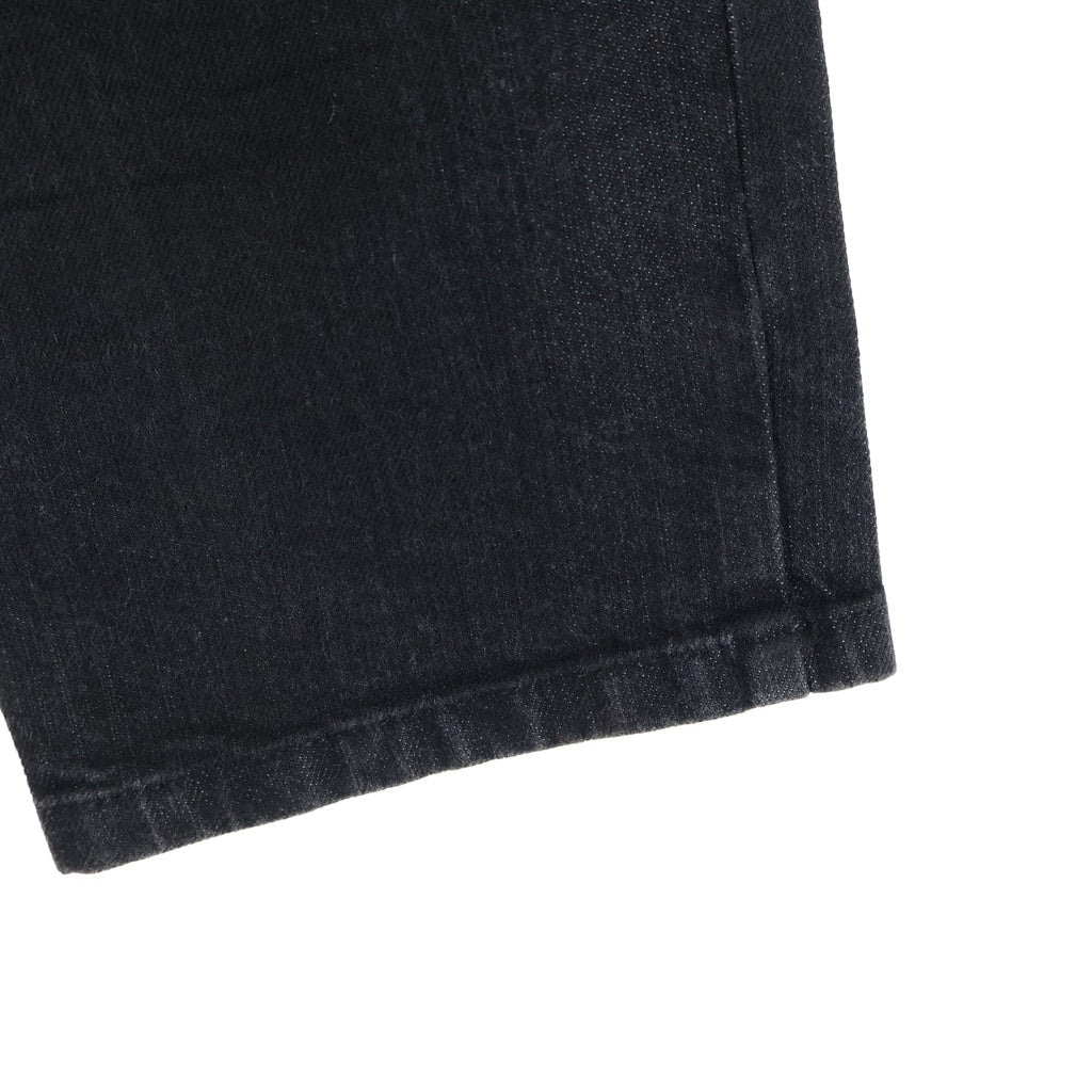 CHANEL(シャネル) Black Denim Pants デニムパンツ ジーンズ マトラッセデザインバックポケット ココマーク刺繍 P36409V26492 レディース