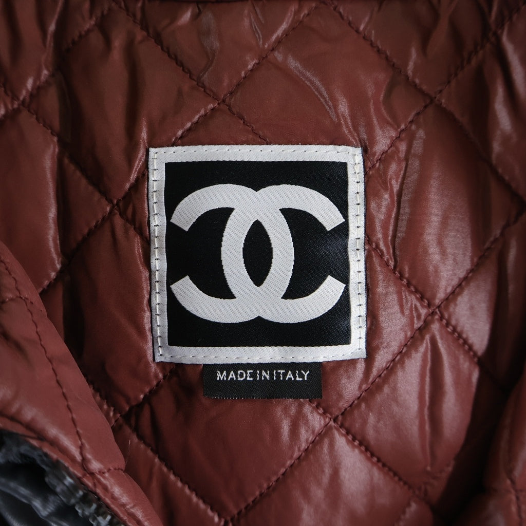 CHANEL(シャネル) ココマーク ナイロンブルゾン ダウンジャケット ブラック #36 P36651V26358 レディース