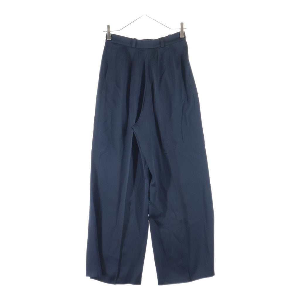 CHANEL(シャネル) 02SS VINTAGE Silk Wide Pants シルクワイドパンツ スラックス ブラック P19220W02913 レディース