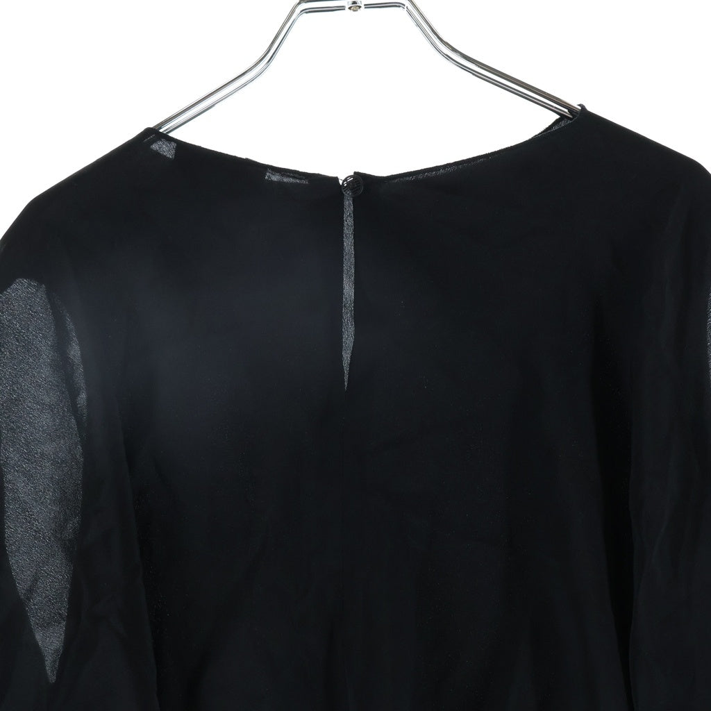 CHANEL(シャネル) ケープ風シルクトップス ブラック #40 P19052V09678 レディース