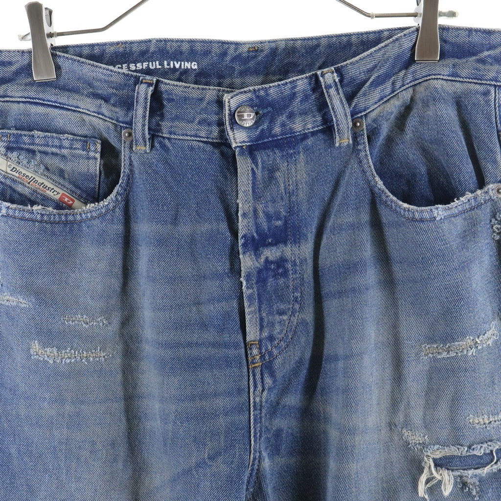 DIESEL(ディーゼル) Relaxed Jeans 1996 D-SIRE リラックス ルーズフィット ウォッシュド デニムパンツ インディゴ A06926