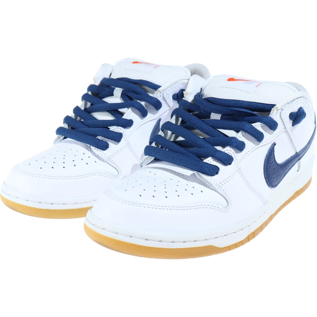 NIKE SB(ナイキエスビー) DUNK LOW ORANGE LABEL ダンク オレンジ ラベル ローカットスニーカー ホワイト/ネイビー US10.5/28.5cm CZ2249-100