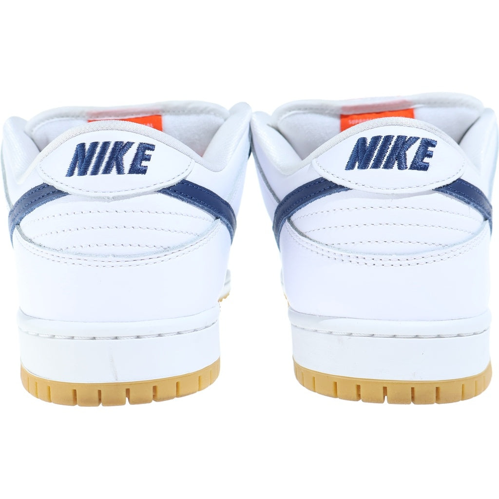 NIKE SB(ナイキエスビー) DUNK LOW ORANGE LABEL ダンク オレンジ ラベル ローカットスニーカー ホワイト/ネイビー US10.5/28.5cm CZ2249-100