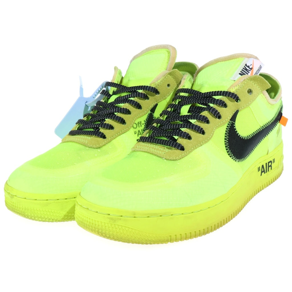 NIKE(ナイキ) ×Off-White AIR FORCE1 LOW VOLT オフホワイト エアフォース1 ボルト ローカットスニーカー イエロー US11/29cm AO4606-700