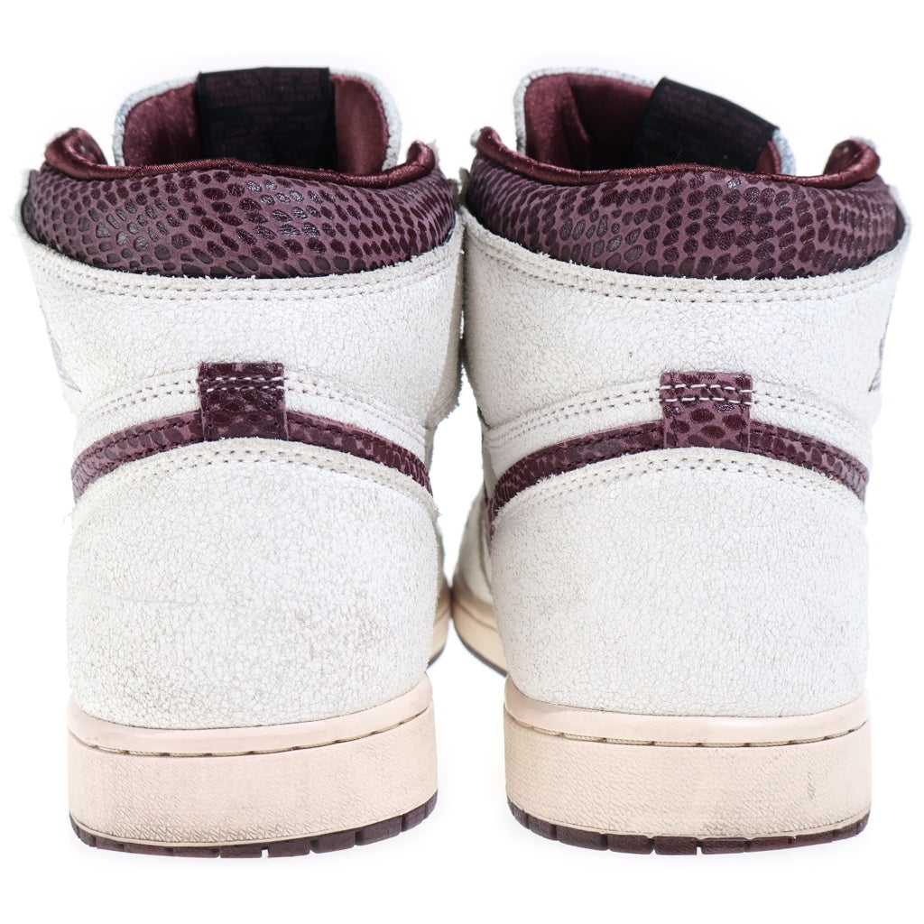 NIKE(ナイキ) ×A Ma Maniere AIR JORDAN1 RETRO HIGH OG SAIL AND BURGUNDY アママニエール エアジョーダン1 レトロ セイル アンド バーガンディ DO7097-100