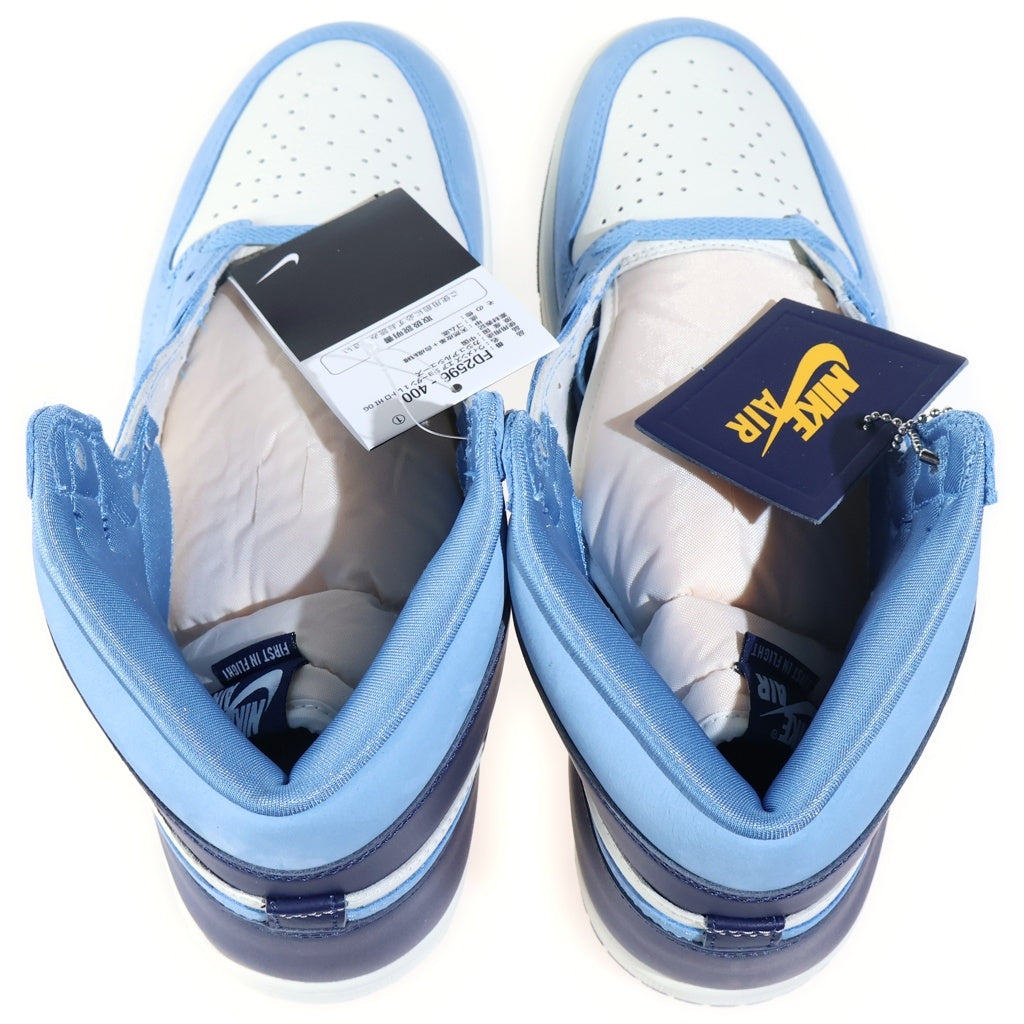 NIKE(ナイキ) WMNS AIR JORDAN1 RETRO HIGH OG FIRST IN FLIGHT ウィメンズ エアジョーダン1 ハイカットスニーカー US12/29cm FD2596-400 レディース