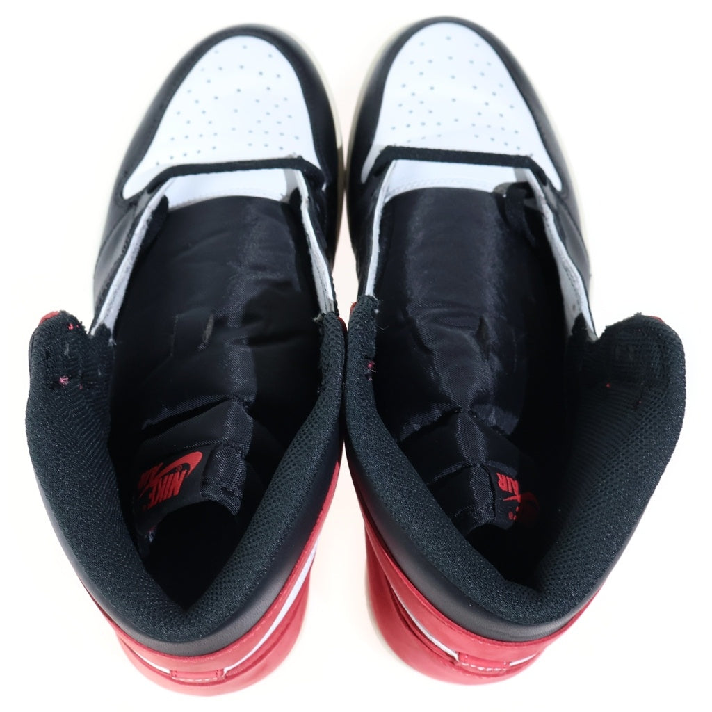 NIKE(ナイキ) AIR JORDAN1 RETRO HIGH TRACK RED エアジョーダン1 レトロ トラック レッド ハイカットスニーカー ホワイト/レッド US11/29cm 555088-112