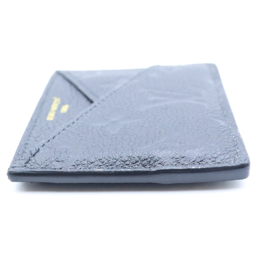 LOUIS VUITTON(ルイヴィトン) モノグラムアンプラント ポルトカルトクリスクロス カードケース 名刺入れ ブラック レザー M13695 レディース