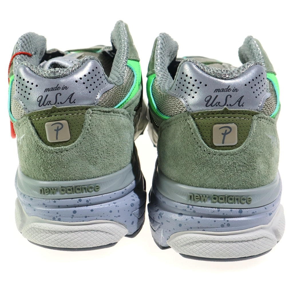 New Balance(ニューバランス) ×Patta 990V3 KEEP YOUR FAMILY CLOSE パタ キープ ユア ファミリー クローズ ローカットスニーカー カーキ US8/26cm M990PP3